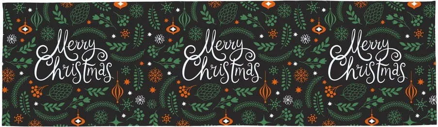 Bavlněný běhoun na stůl s vánočním motivem 40x140 cm Very Merry Christmas – Butter Kings