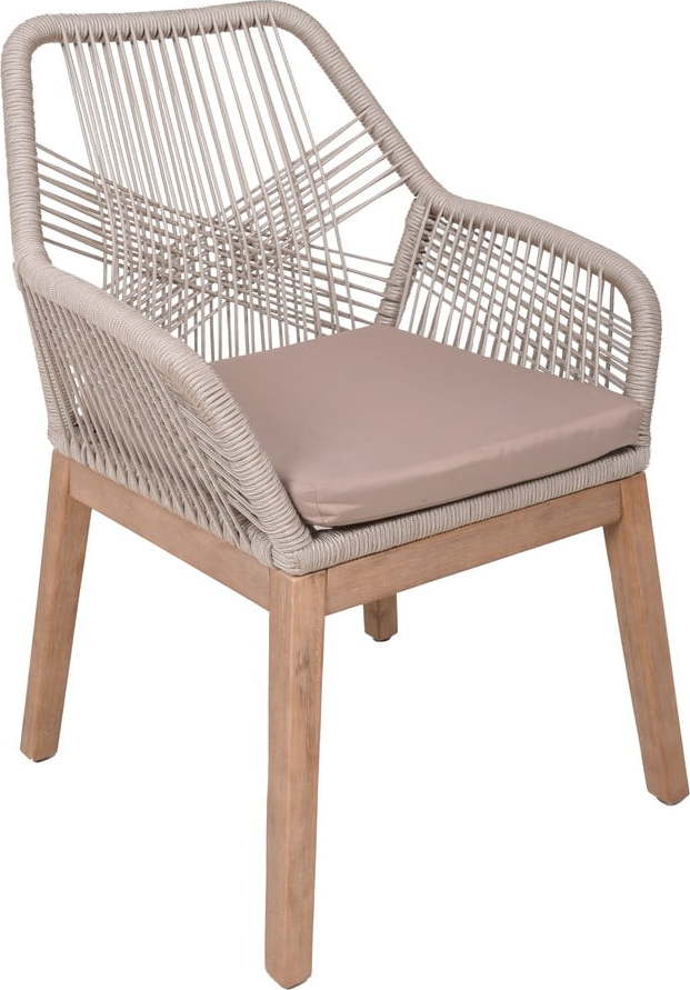 Béžová dřevěná zahradní židle Pomona – Garden Pleasure Garden Pleasure