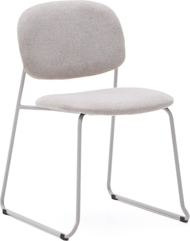 Béžová kovová stohovatelná jídelní židle Meli – Kave Home Kave Home