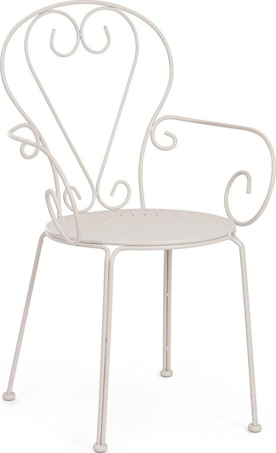 Béžová kovová zahradní židle Etienne – Bizzotto Bizzotto