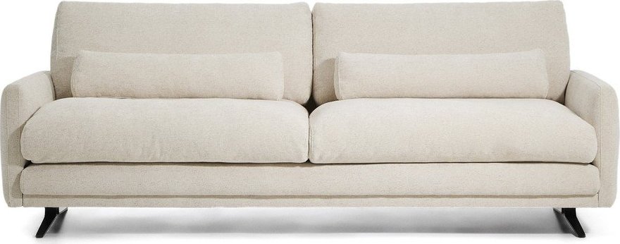 Béžová žinylková pohovka 240 cm Veliro – Kave Home Kave Home