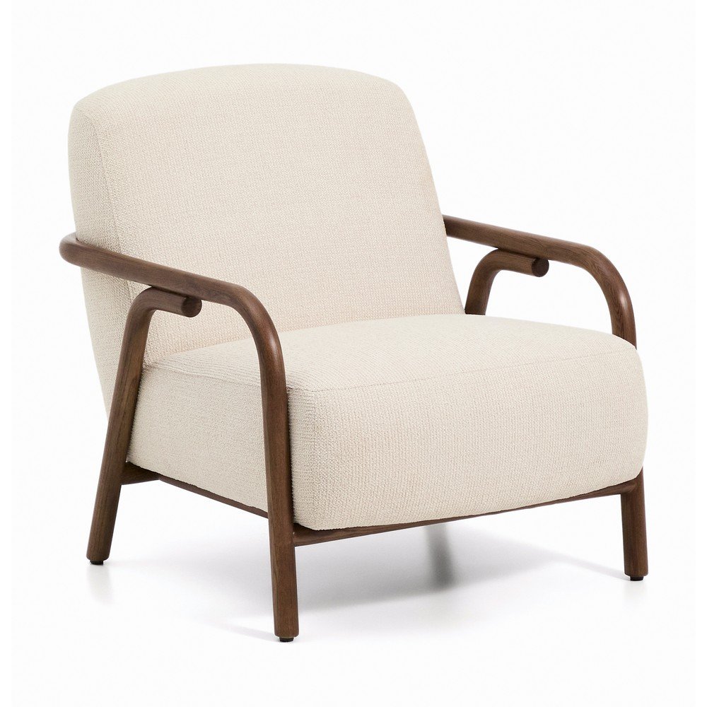 Béžové žinylkové křeslo Sylo – Kave Home Kave Home