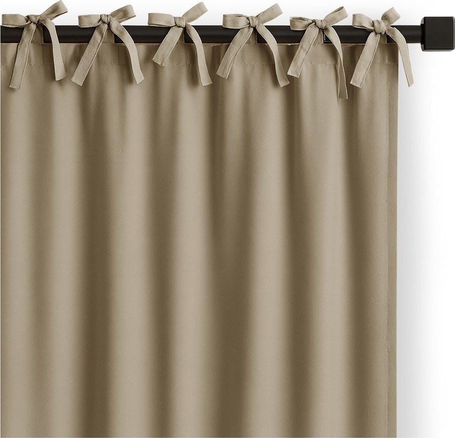 Béžový dimout závěs 140x250 cm Carli Tie – Restilo Restilo