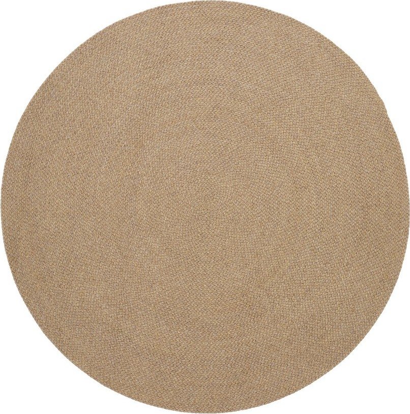 Béžový kulatý vnitřní a venkovní koberec z recyklovaných vláken ø 150 cm Despas – Kave Home Kave Home