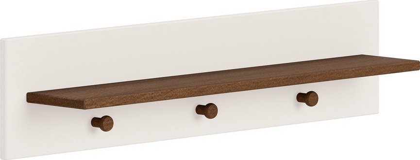 Béžový nástěnný dětský věšák 80x18 cm Sezane – Vipack Vipack