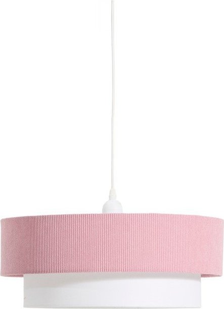 Bílé/světle růžové dětské svítidlo s textilním stínidlem Bianella – Kave Home Kave Home