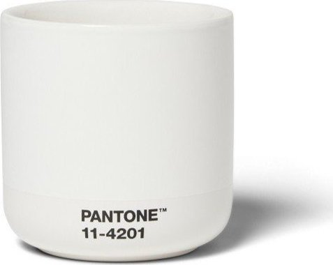 Bílý keramický šálek na cappuccino 175 ml Cortado Cloud Dancer – Pantone Pantone
