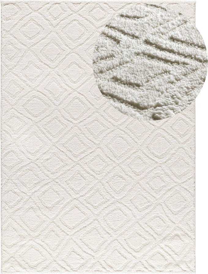 Bílý koberec 152x235 cm Juno – Universal Universal
