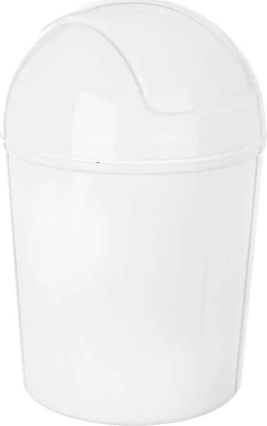 Bílý plastový odpadkový koš 920 ml – Orion Orion