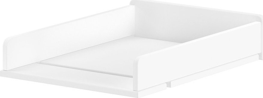 Bílý přebalovací pult z bukového dřeva Forrest – Vipack Vipack