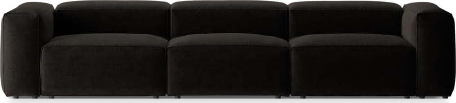 Černá pohovka 364 cm Bergamo – Cosmopolitan Design Cosmopolitan design