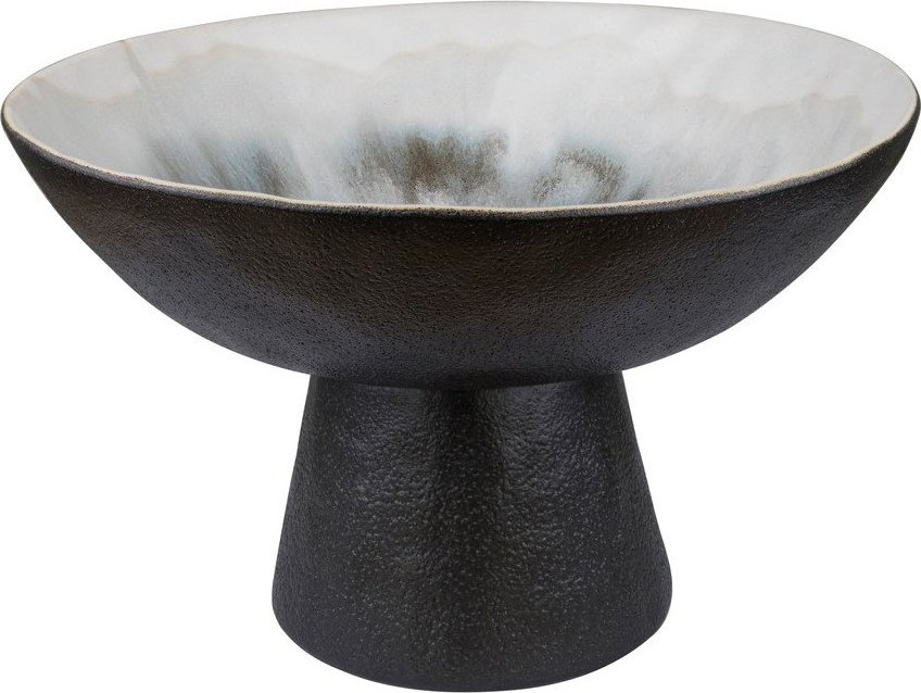 Černá/slonovinová mísa z kameniny ø 31