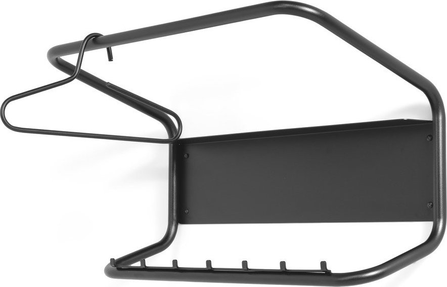 Černý ocelový nástěnný věšák 80 cm Flux – Spinder Design Spinder Design