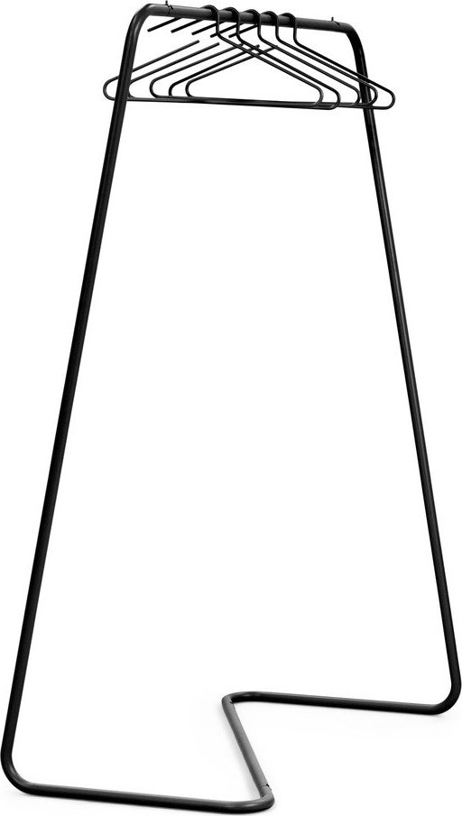 Černý ocelový stojan na oblečení 118x160x57 cm Hang-On – Spinder Design Spinder Design