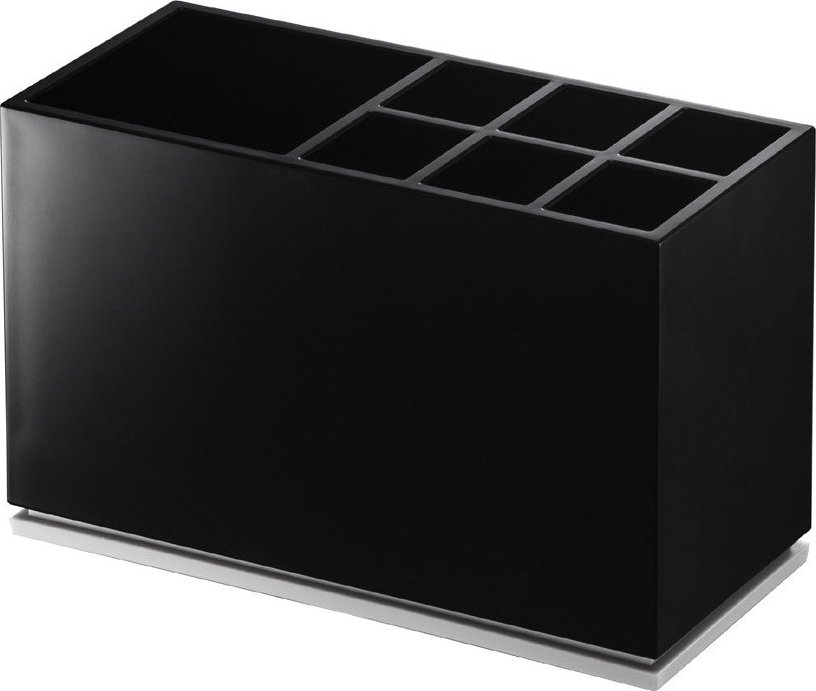 Černý plastový stojan na zubní kartáčky Mist – YAMAZAKI YAMAZAKI