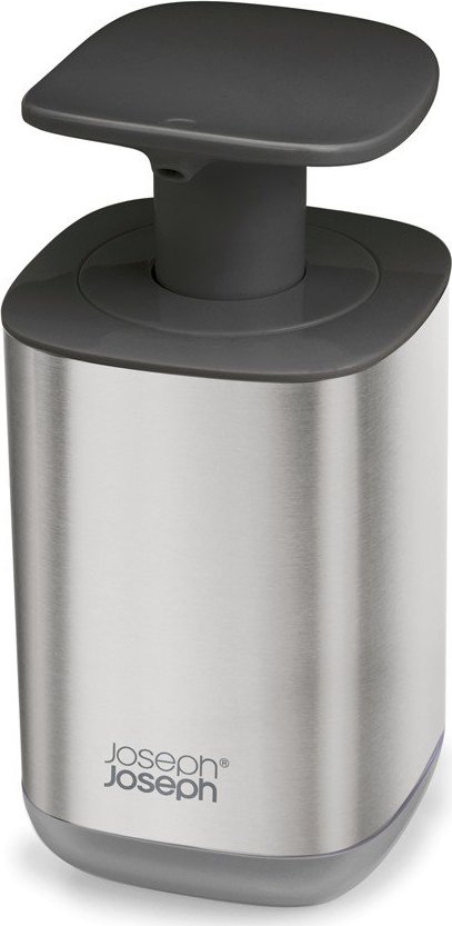 Dávkovač mýdla z nerezové oceli v leskle stříbrné barvě 250 ml Presto Steel – Joseph Joseph Joseph joseph