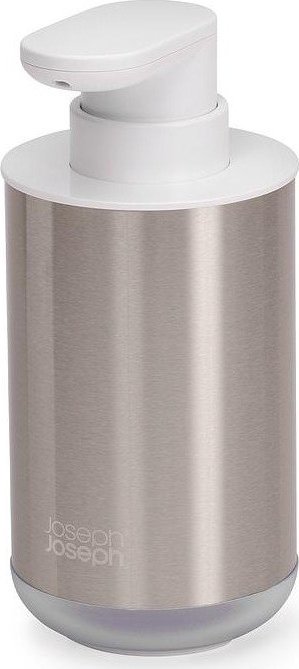 Dávkovač mýdla z nerezové oceli ve stříbrné barvě 300 ml Duo Steel – Joseph Joseph Joseph joseph