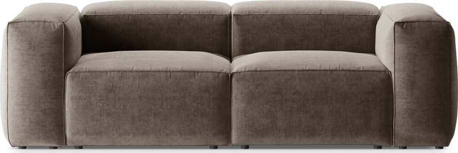 Hnědá pohovka 224 cm Bergamo – Cosmopolitan Design Cosmopolitan design