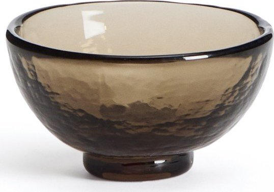 Hnědá skleněná miska Sileia – Kave Home Kave Home