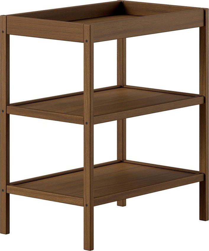 Hnědý přebalovací pult z bukového dřeva Dino – Vipack Vipack