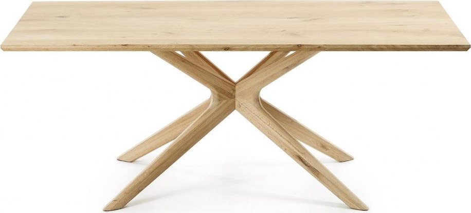 Jídelní stůl s deskou v dubovém dekoru 100x200 cm Armande – Kave Home Kave Home