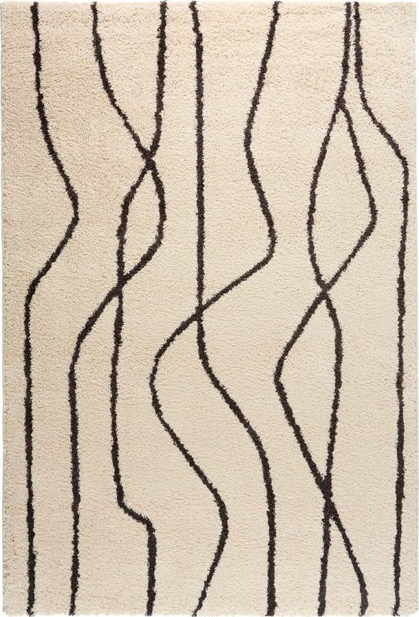 Bílý/černý koberec 160x230 cm Routa – Universal Universal