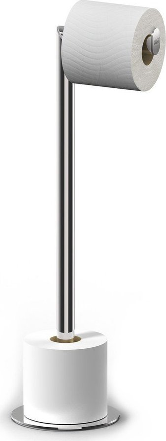 Kovový stojan na toaletní papír v leskle stříbrné barvě EasyStore Luxe – Joseph Joseph Joseph joseph