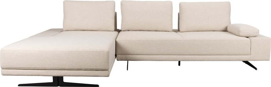 Krémová rohová pohovka (levý roh) Shelly – Dutchbone Dutchbone