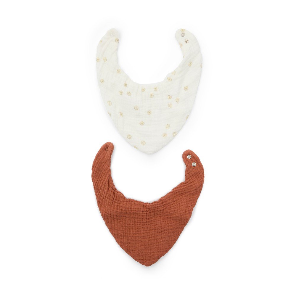 Krémové/v terakotové barvě bavlněné slintáky v sadě 2 ks Olna – Kave Home Kave Home