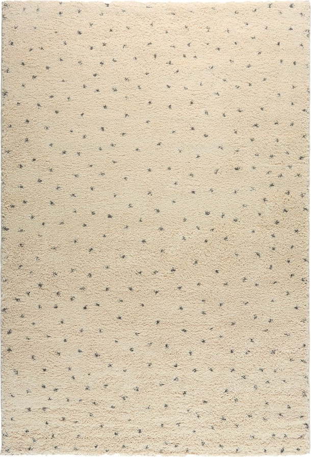 Černý/krémový koberec 200x290 cm Dottie Black – Universal Universal