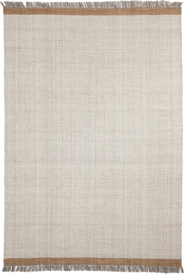 Krémový ručně tkaný vlněný koberec 200x300 cm Brina – Kave Home Kave Home