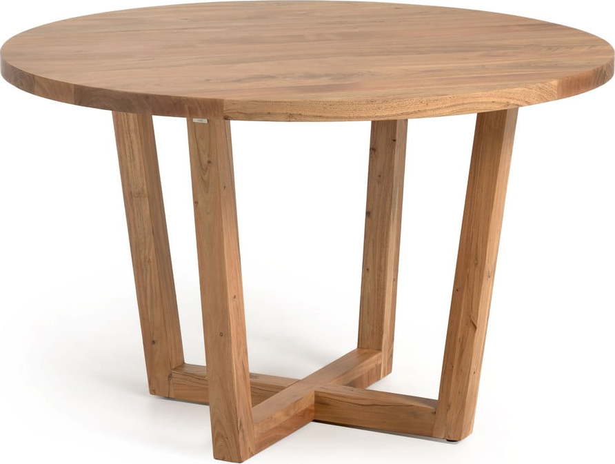 Kulatý jídelní stůl z masivu akácie ø 120 cm Nahla - II. jakost – Kave Home Kave Home