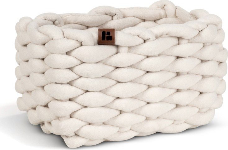 Látkový košík 20x15x11 cm Peach Skin S – Bigso Bigso