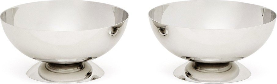Nerezové servírovací misky v sadě 2 ks ve stříbrné barvě Nirela – Kave Home Kave Home