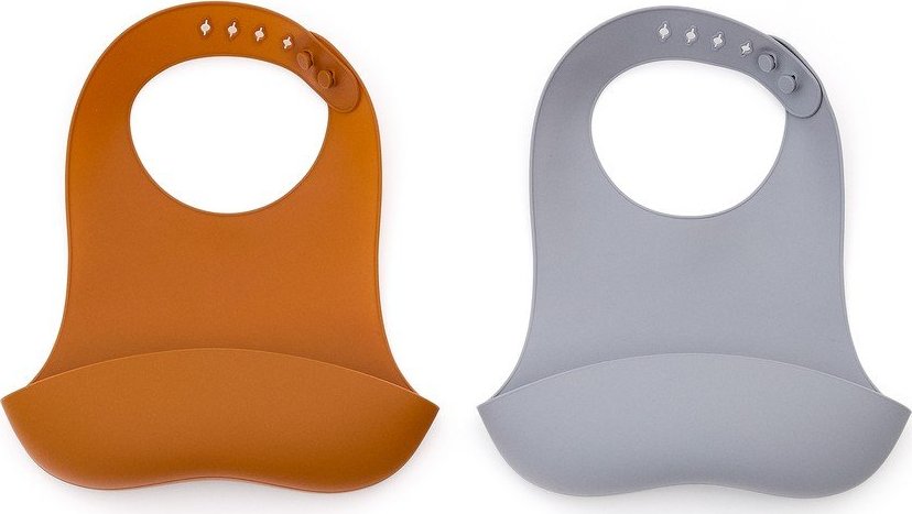 Oranžové/šedomodré bryndáky v sadě 2 ks Lili – Kave Home Kave Home