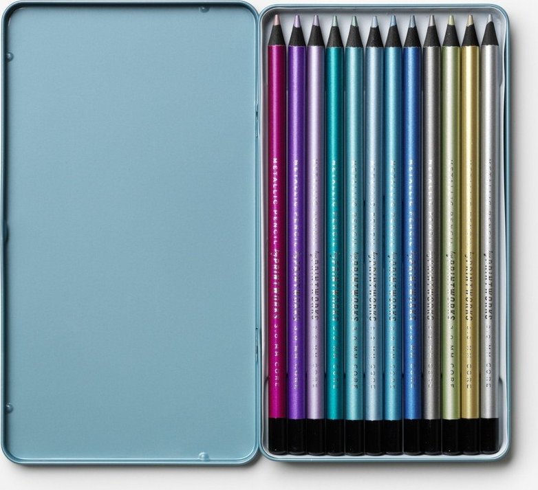 Pastelky v sadě Metallic – Printworks Printworks