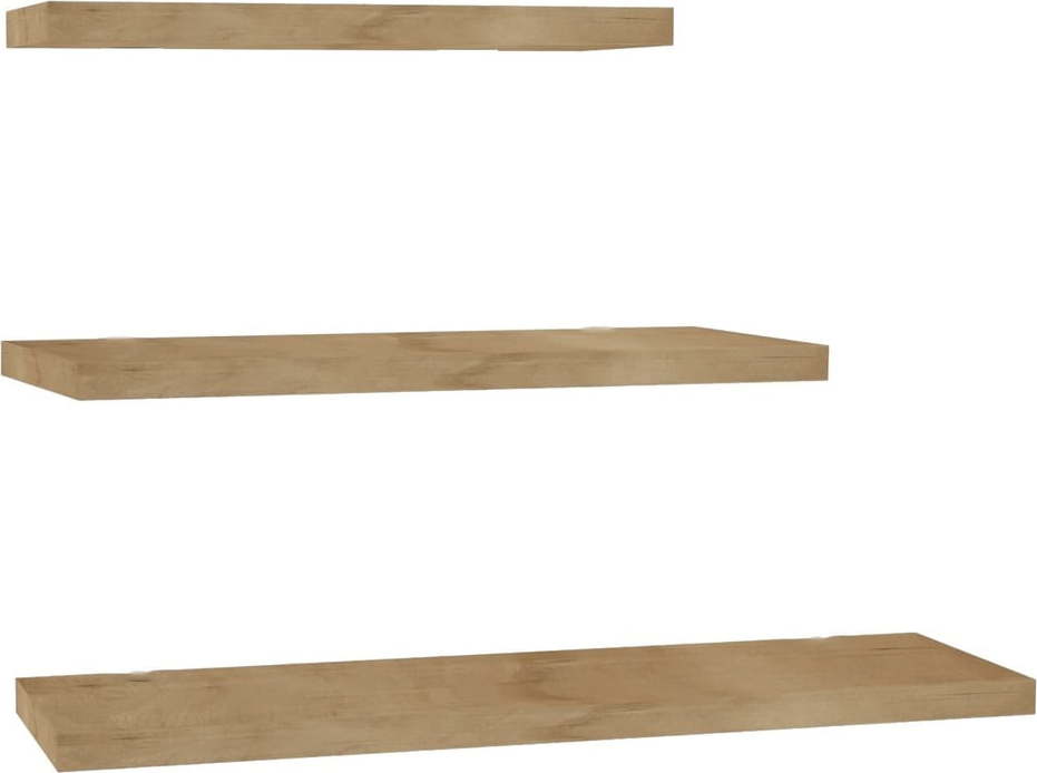 Police v dekoru dubu v sadě 3 ks Leila - Kalune Design Kalune Design