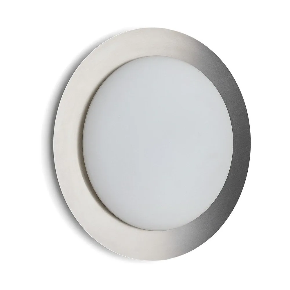 Šedé LED nástěnné svítidlo ø 40 cm Novae – Kave Home