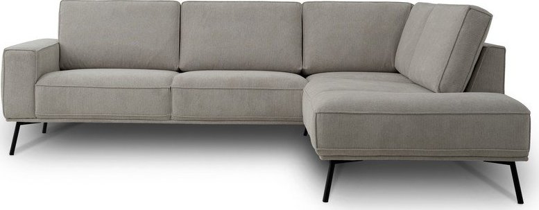 Šedobéžová žinylková rohová pohovka (pravý roh/do L) Amsterdam – Scandic Scandic