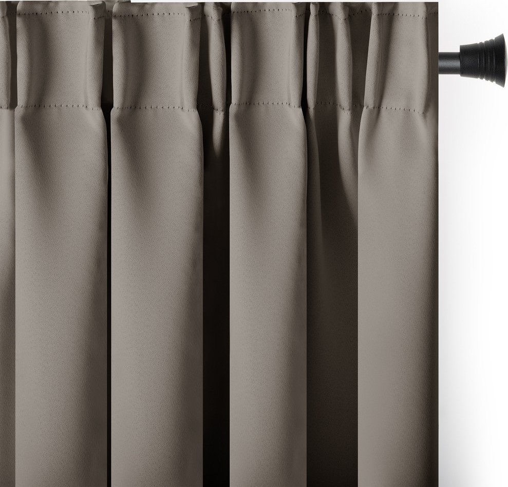 Šedobéžový dimout závěs 200x245 cm Kierra – Restilo Restilo