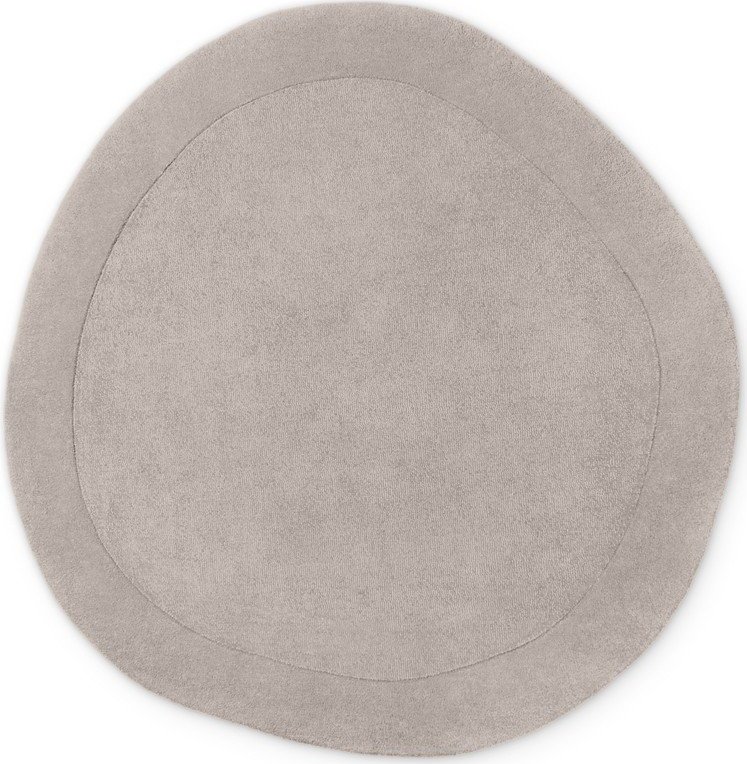 Šedý ručně tkaný kulatý koberec s příměsí vlny ø 160 cm Kari Organic – Villeroy&Boch Villeroy & boch