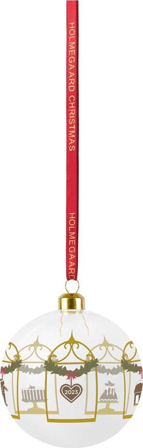 Skleněná ručně foukaná vánoční koule ø 8 cm Annual Christmas Bauble – Holmegaard Holmegaard