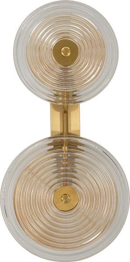 Skleněné nástěnné svítidlo ve zlaté barvě Venice – Mauro Ferretti Mauro Ferretti