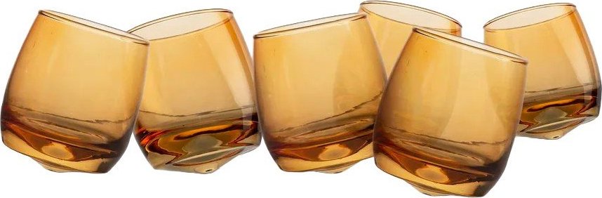 Skleničky v sadě 6 ks na whiskey 200 ml Rocking Whiskey – Sagaform Sagaform