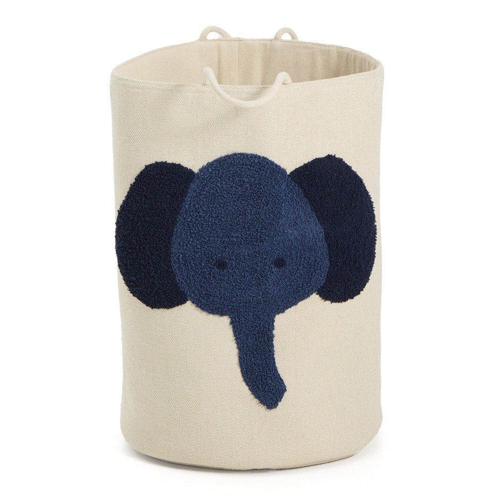 Slonovinový látkový dětský koš na hračky ø 35x50 cm Tandani – Kave Home Kave Home