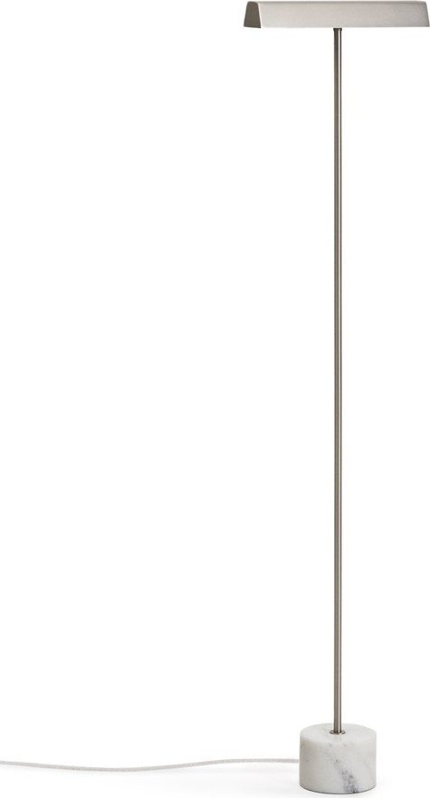 Stojací lampa ve stříbrné barvě (výška 121 cm) Lynor – Kave Home Kave Home