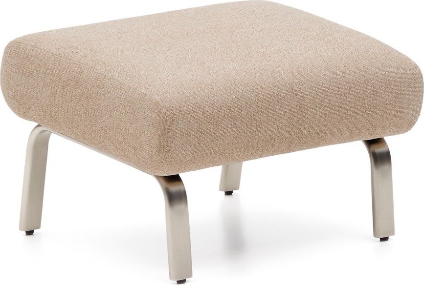 Světle hnědá žinylková podnožka Amsen – Kave Home Kave Home