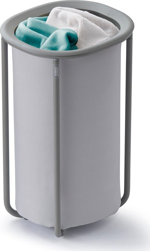 Světle šedý látkový koš na prádlo 50 l Duo – Joseph Joseph Joseph joseph