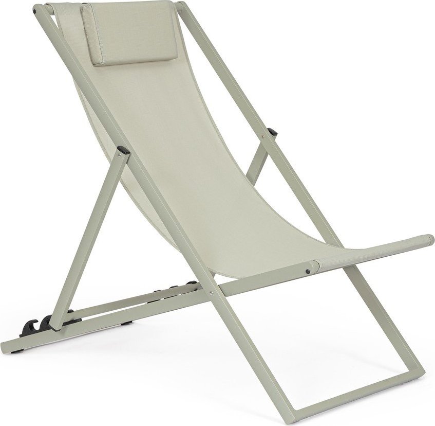 Taupe kovové zahradní lehátko Taylor – Bizzotto Bizzotto