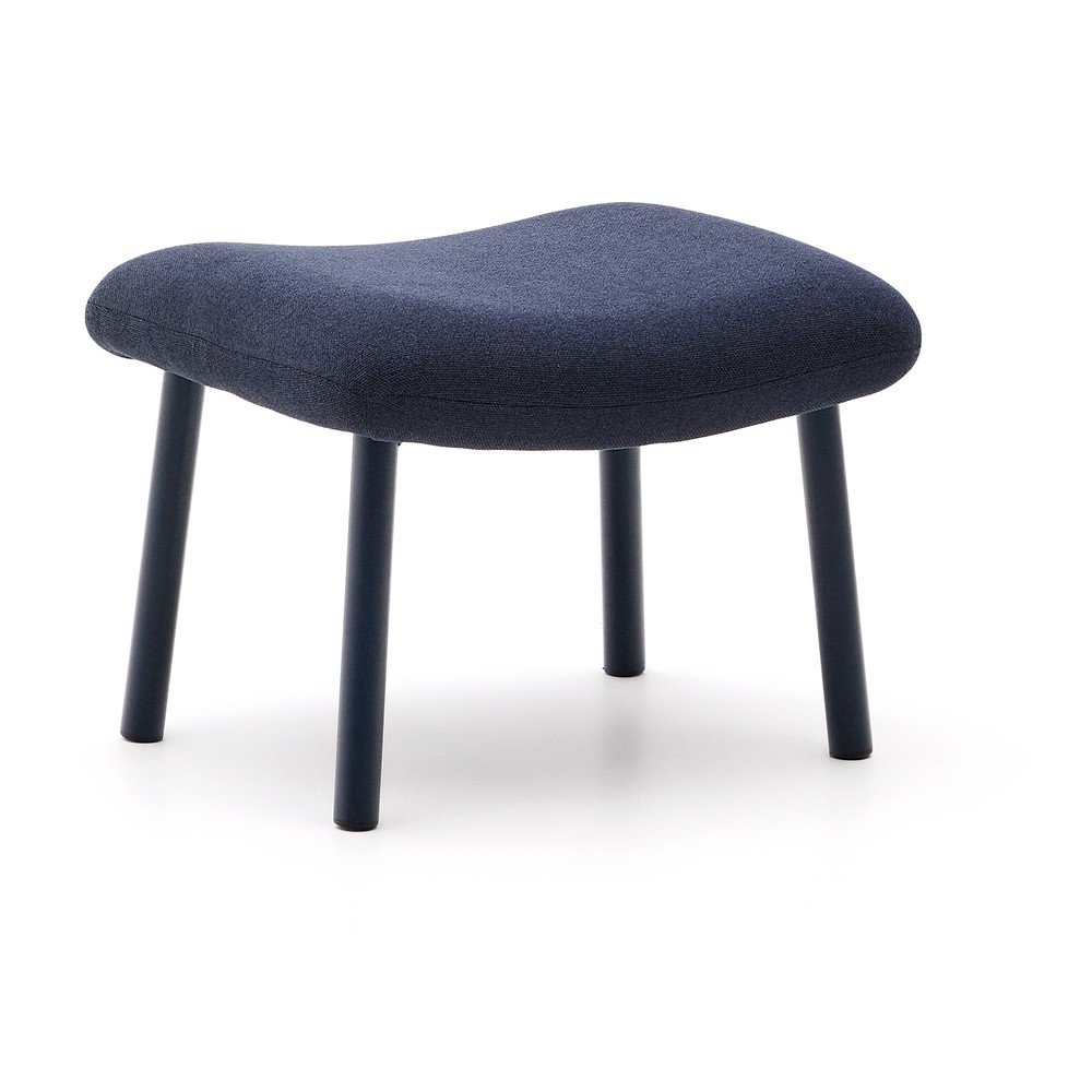 Tmavě modrá podnožka Inari – Kave Home Kave Home